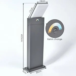 hofstein Borne lumineuse Heraklion LED Anthracite, 1 lumière* Lampes Modernes