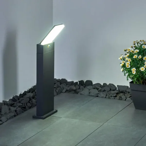 hofstein Borne lumineuse Heraklion LED Anthracite, 1 lumière* Lampes Modernes