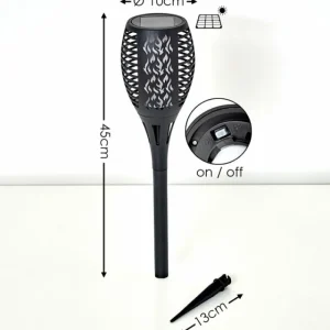 hofstein Borne lumineuse Joinville LED Noir, 1 lumière* Lampes Modernes