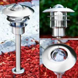 hofstein Borne lumineuse Juva Acier inoxydable, 1 lumière* Lampes Modernes
