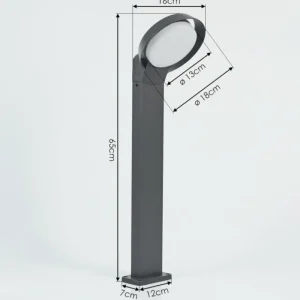 hofstein Borne lumineuse Kelo LED Anthracite, 1 lumière* Lampes Modernes