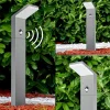 hofstein Borne lumineuse Korup LED Anthracite, 1 lumière, Détecteur de mouvement* Lampes Modernes