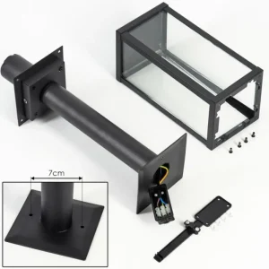 hofstein Borne lumineuse Lapa Noir, 1 lumière* Lampes Modernes