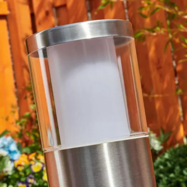 hofstein Borne lumineuse Leon LED Nickel mat, 1 lumière* Lampes Modernes