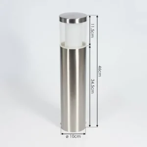 hofstein Borne lumineuse Leon LED Nickel mat, 1 lumière* Lampes Modernes