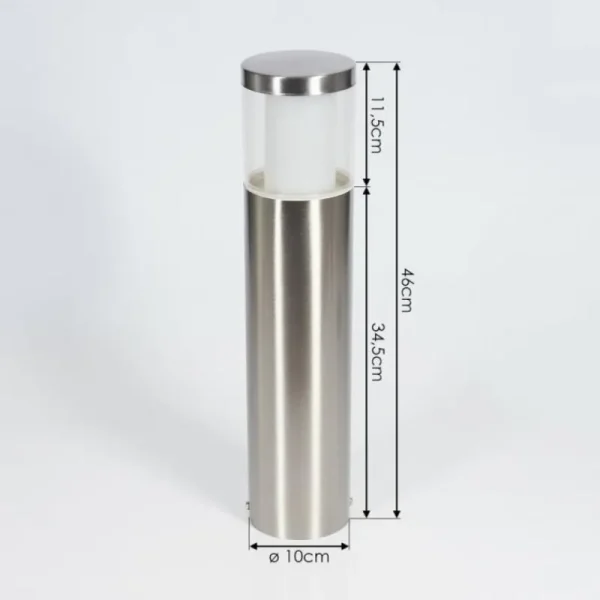 hofstein Borne lumineuse Leon LED Nickel mat, 1 lumière* Lampes Modernes