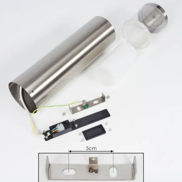 hofstein Borne lumineuse Leon LED Nickel mat, 1 lumière* Lampes Modernes