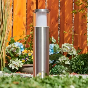 hofstein Borne lumineuse Leon LED Nickel mat, 1 lumière* Lampes Modernes