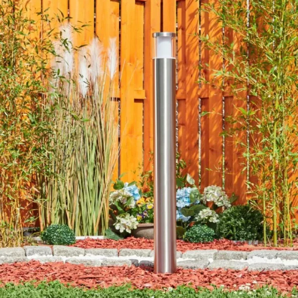 hofstein Borne lumineuse Leon LED Nickel mat, 1 lumière* Lampes Modernes
