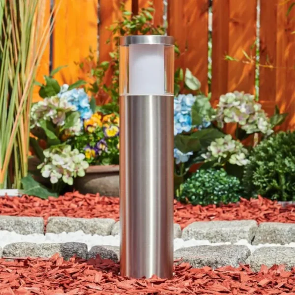 hofstein Borne lumineuse Leon LED Nickel mat, 1 lumière* Lampes Modernes