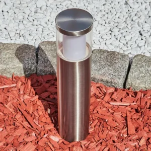 hofstein Borne lumineuse Leon LED Nickel mat, 1 lumière* Lampes Modernes