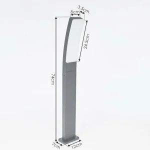 hofstein Borne lumineuse Maseru LED Anthracite, 1 lumière* Lampes Modernes