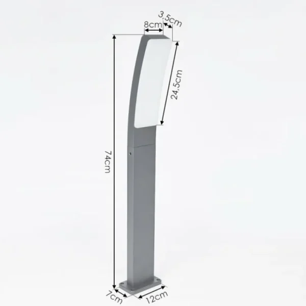 hofstein Borne lumineuse Maseru LED Anthracite, 1 lumière* Lampes Modernes