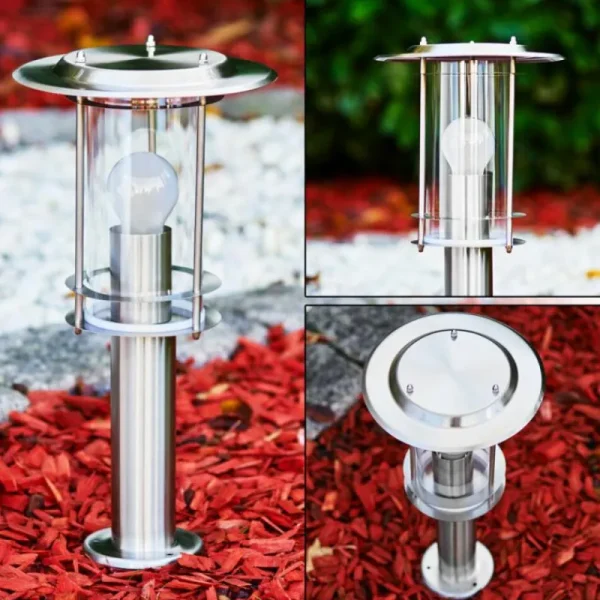hofstein Borne lumineuse Mulo Acier inoxydable, 1 lumière* Lampes Modernes