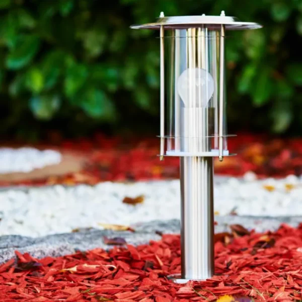 hofstein Borne lumineuse Mulo Acier inoxydable, 1 lumière* Lampes Modernes