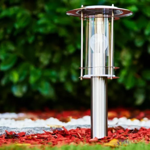 hofstein Borne lumineuse Mulo Acier inoxydable, 1 lumière* Lampes Modernes