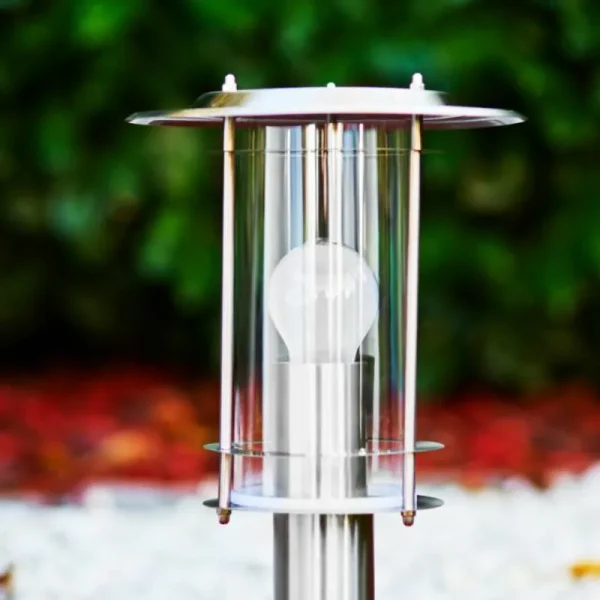 hofstein Borne lumineuse Mulo Acier inoxydable, 1 lumière* Lampes Modernes