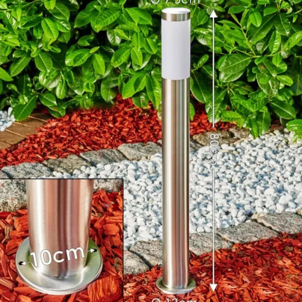 hofstein Borne lumineuse Norburg Acier inoxydable, 1 lumière* Lampes Modernes