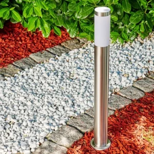 hofstein Borne lumineuse Norburg Acier inoxydable, 1 lumière* Lampes Modernes