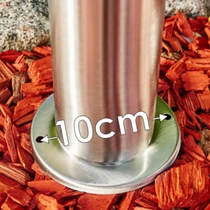 hofstein Borne lumineuse Norburg Acier inoxydable, 1 lumière* Lampes Modernes
