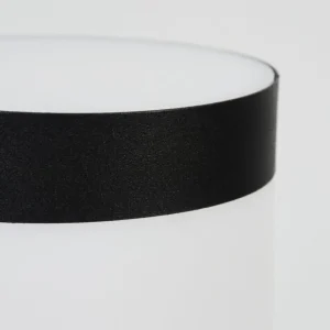 hofstein Borne lumineuse Ruti Noir, 1 lumière, Détecteur de mouvement* Lampes Modernes
