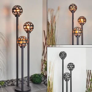 hofstein Borne lumineuse Saaseg Noir, 3 lumières* Lampes Modernes