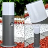 hofstein Borne lumineuse Schafhaus Anthracite, 1 lumière, Détecteur de mouvement* Lampes Modernes