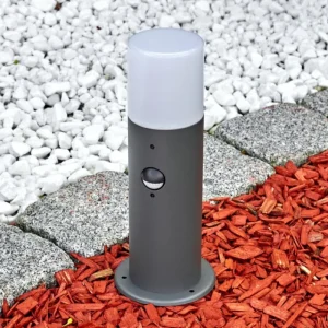 hofstein Borne lumineuse Schafhaus Anthracite, 1 lumière, Détecteur de mouvement* Lampes Modernes
