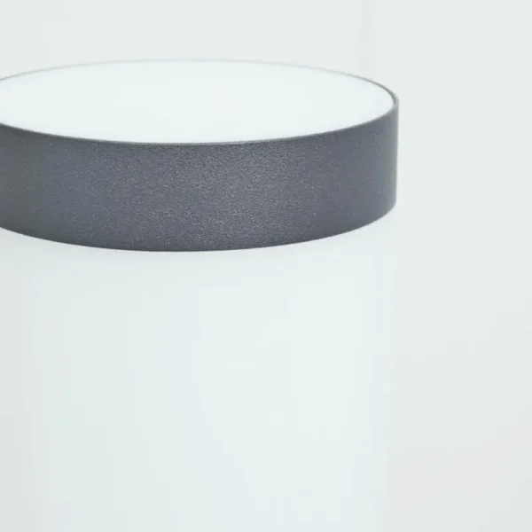 hofstein Borne lumineuse Sessa Anthracite, 1 lumière, Détecteur de mouvement* Lampes Modernes