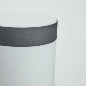 hofstein Borne lumineuse Sessa Anthracite, 1 lumière, Détecteur de mouvement* Lampes Modernes