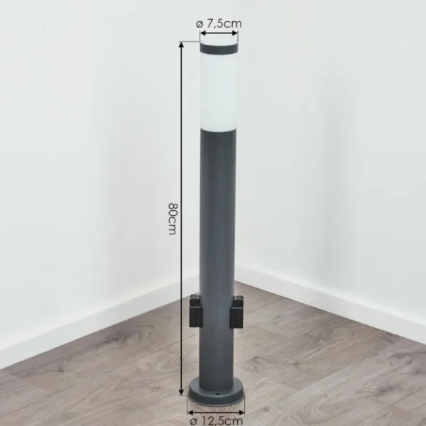hofstein Borne lumineuse Sessa Anthracite, 1 lumière* Lampes Modernes