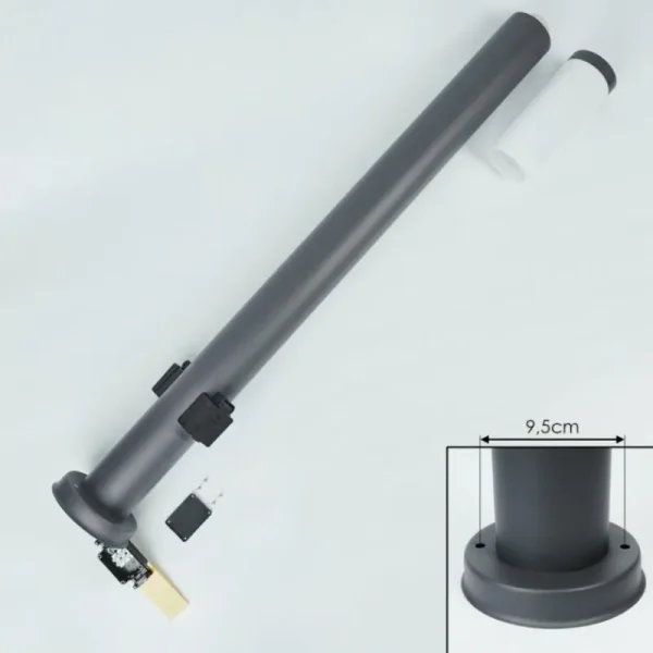hofstein Borne lumineuse Sessa Anthracite, 1 lumière* Lampes Modernes