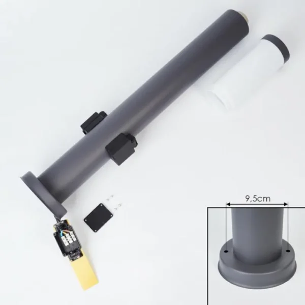 hofstein Borne lumineuse Sessa Anthracite, 1 lumière* Lampes Modernes