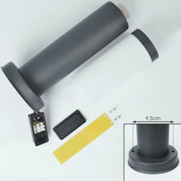 hofstein Borne lumineuse Sessa Anthracite, 1 lumière* Lampes Modernes
