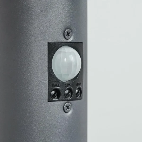 hofstein Borne lumineuse Sessa Anthracite, 1 lumière, Détecteur de mouvement* Lampes Modernes