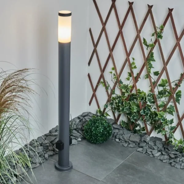 hofstein Borne lumineuse Sessa Anthracite, 1 lumière* Lampes Modernes
