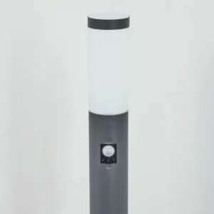 hofstein Borne lumineuse Sessa Anthracite, 1 lumière, Détecteur de mouvement* Lampes Modernes