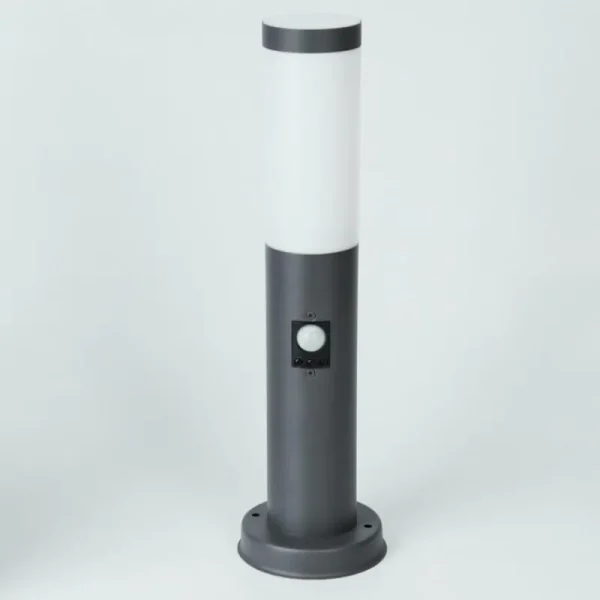 hofstein Borne lumineuse Sessa Anthracite, 1 lumière, Détecteur de mouvement* Lampes Modernes