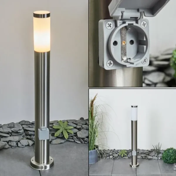 hofstein Borne lumineuse Sessa Nickel mat, 1 lumière* Lampes Modernes