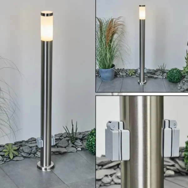 hofstein Borne lumineuse Sessa Nickel mat, 1 lumière* Lampes Modernes