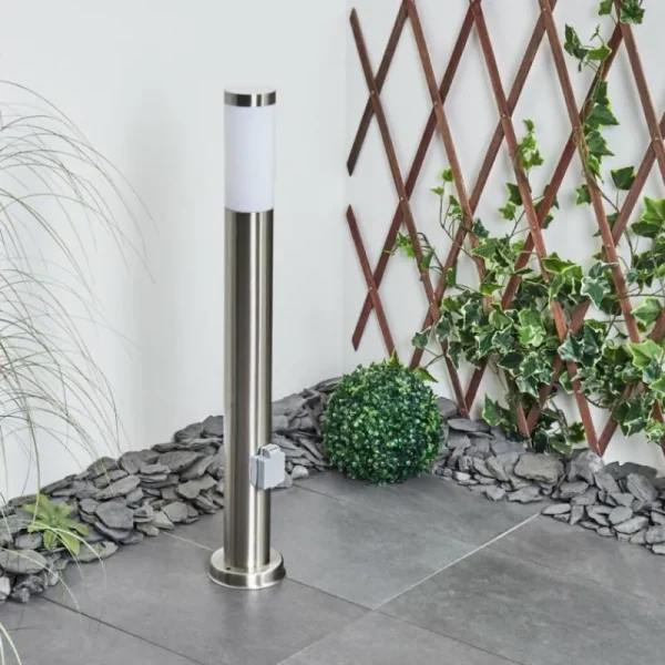 hofstein Borne lumineuse Sessa Nickel mat, 1 lumière* Lampes Modernes