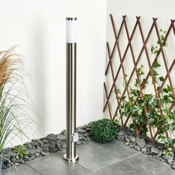 hofstein Borne lumineuse Sessa Nickel mat, 1 lumière* Lampes Modernes