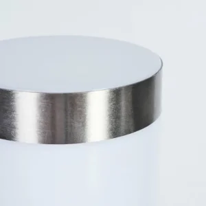 hofstein Borne lumineuse Sessa Nickel mat, 1 lumière, Détecteur de mouvement* Lampes Modernes