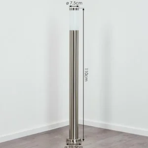 hofstein Borne lumineuse Sessa Nickel mat, 1 lumière* Lampes Modernes