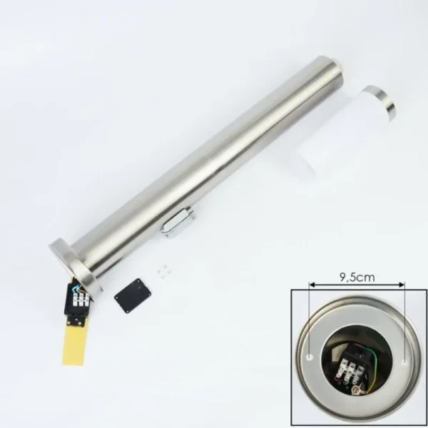 hofstein Borne lumineuse Sessa Nickel mat, 1 lumière* Lampes Modernes