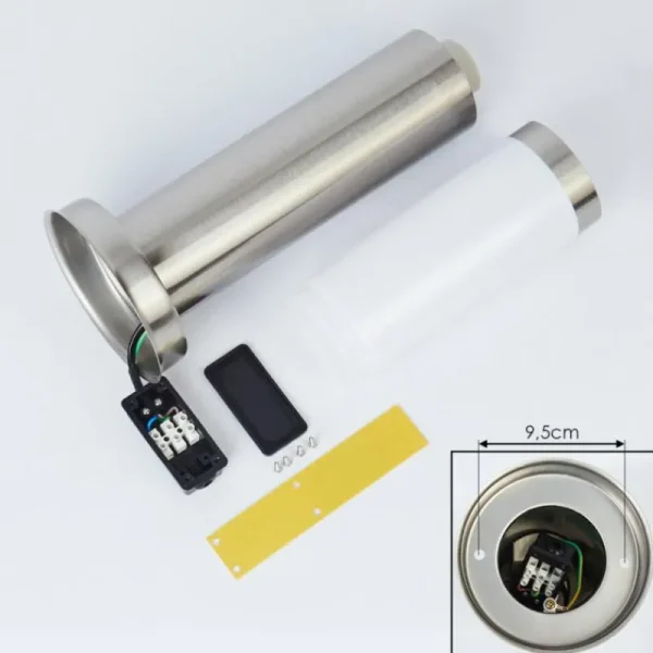 hofstein Borne lumineuse Sessa Nickel mat, 1 lumière* Lampes Modernes