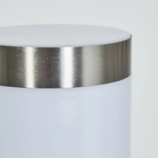 hofstein Borne lumineuse Sessa Nickel mat, 1 lumière, Détecteur de mouvement* Lampes Modernes