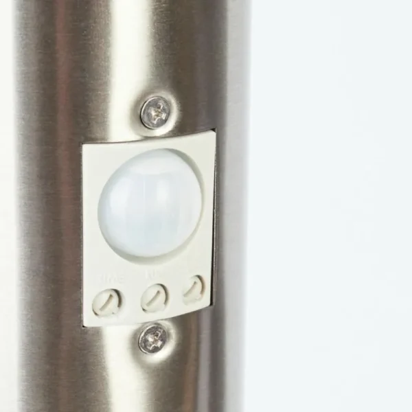 hofstein Borne lumineuse Sessa Nickel mat, 1 lumière, Détecteur de mouvement* Lampes Modernes