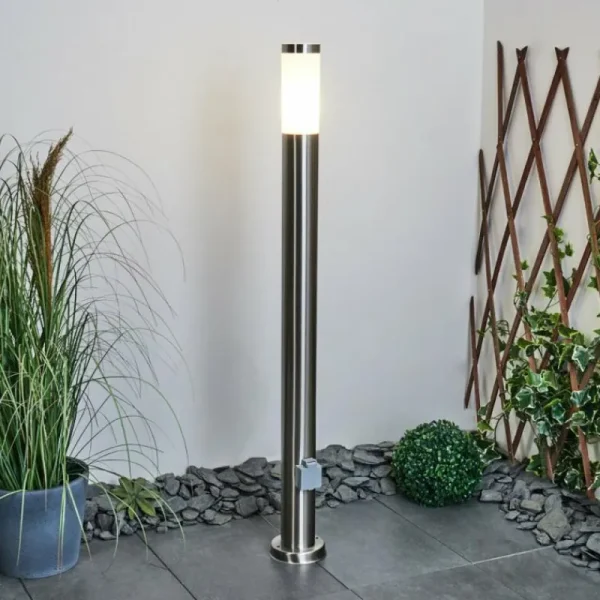 hofstein Borne lumineuse Sessa Nickel mat, 1 lumière* Lampes Modernes