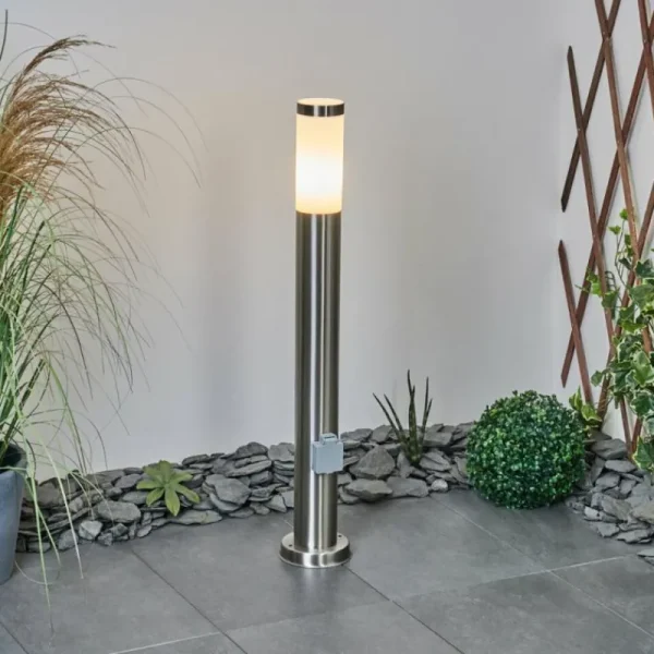 hofstein Borne lumineuse Sessa Nickel mat, 1 lumière* Lampes Modernes